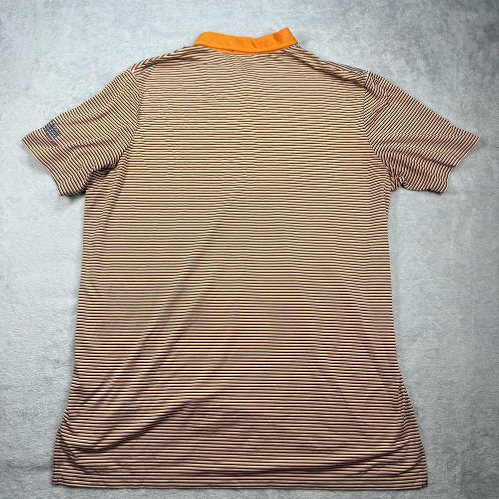 Ralph Lauren RLX Polo Shirt Mens XL Striped Golf Performance French Lick